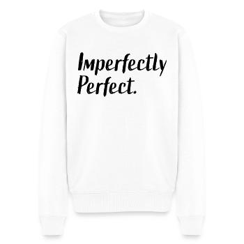 Imparfaitement parfait - Pull Premium bio Homme - blanc - Devant - Thijin (182cm)