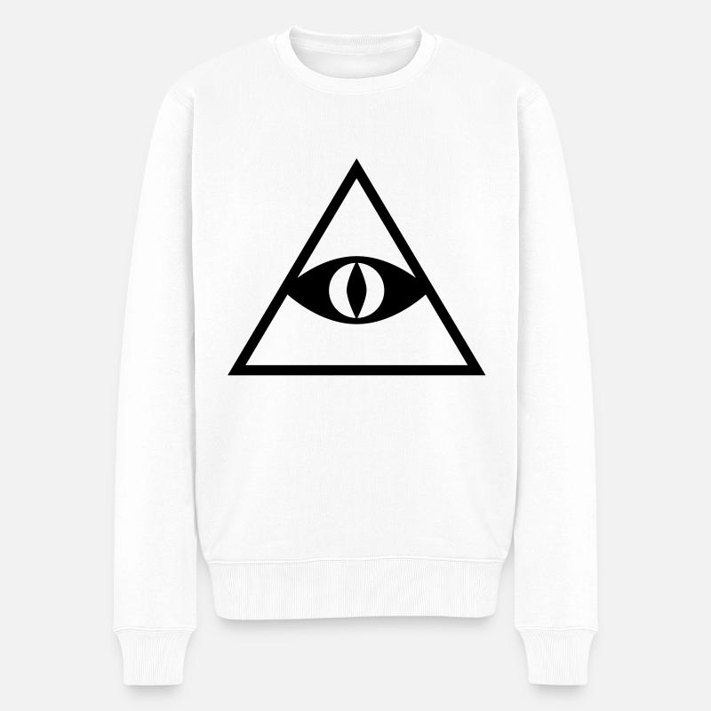 Pyramide - Pull Premium bio Homme - blanc