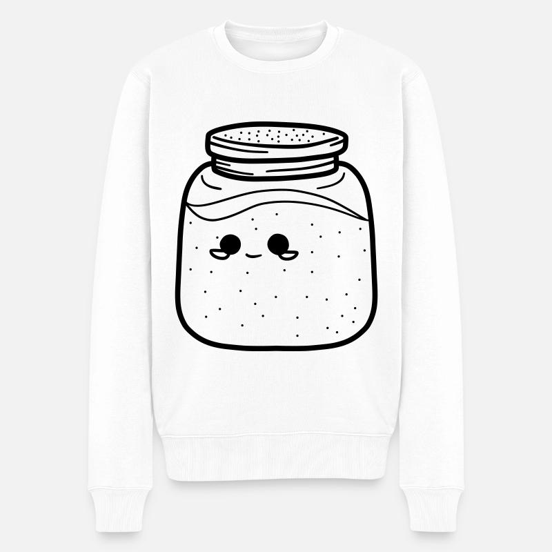Kawaii - Men's Premium Organic Jumper - white