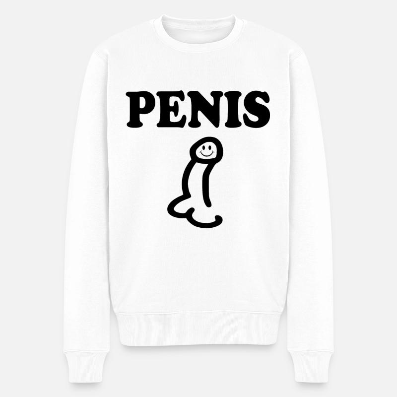 Penis - Pull Premium bio Homme - blanc