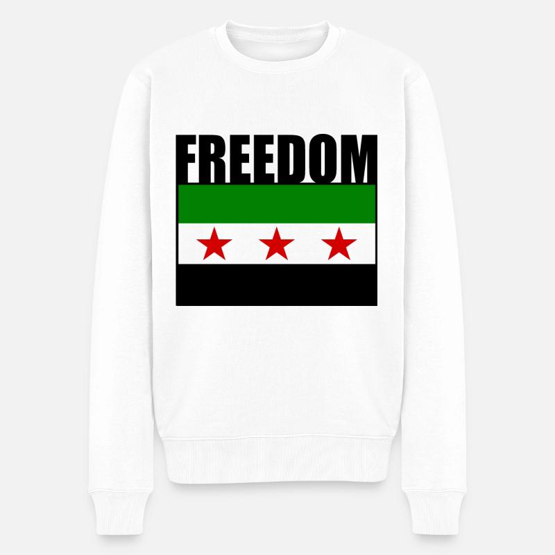 Syrie - Pull Premium bio Homme - blanc