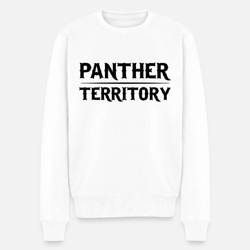 Territoire des panthères - Pull Premium bio Homme - blanc