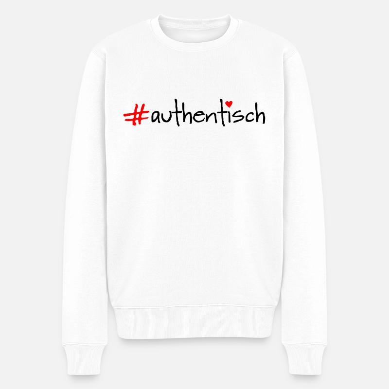 authentique - Pull Premium bio Homme - blanc