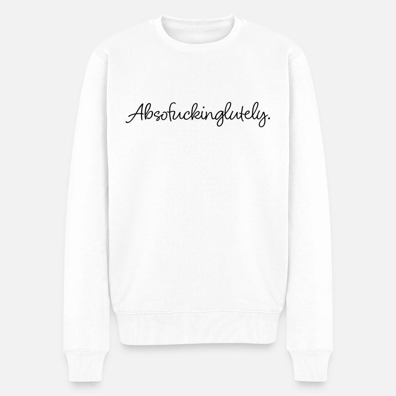Absofuckinglutely - Pull Premium bio Homme - blanc