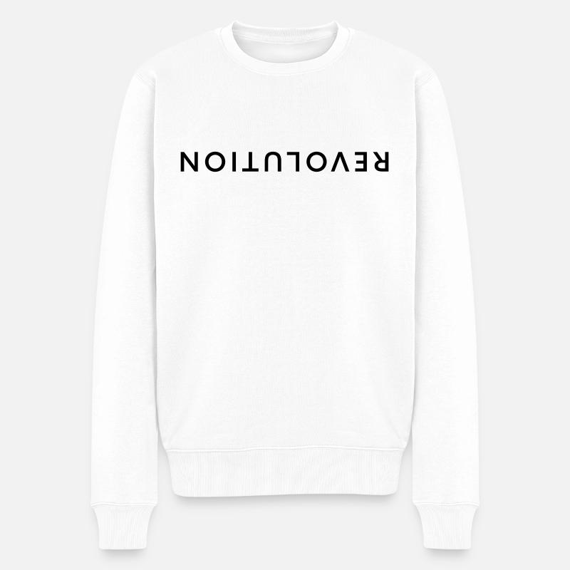 Révolution - Pull Premium bio Homme - blanc
