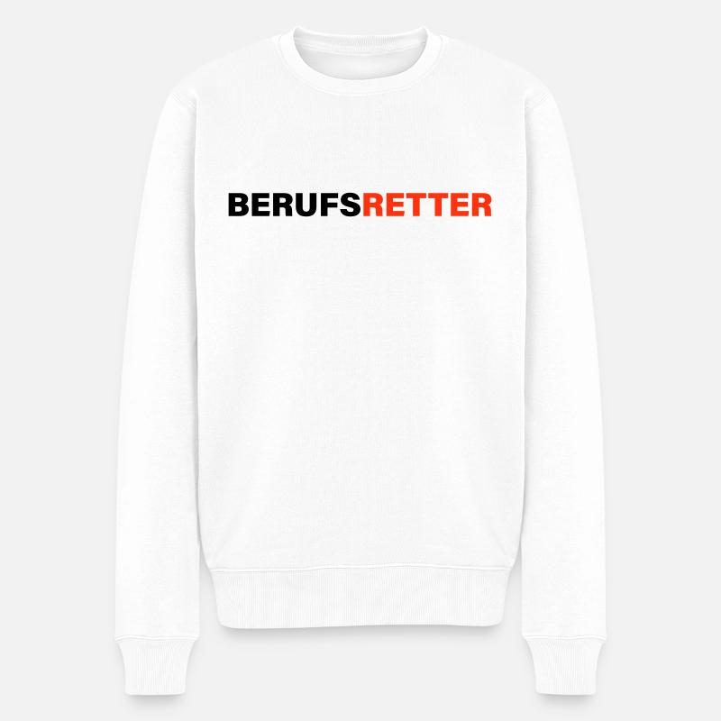 Sauveteur professionnel - Pull Premium bio Homme - blanc