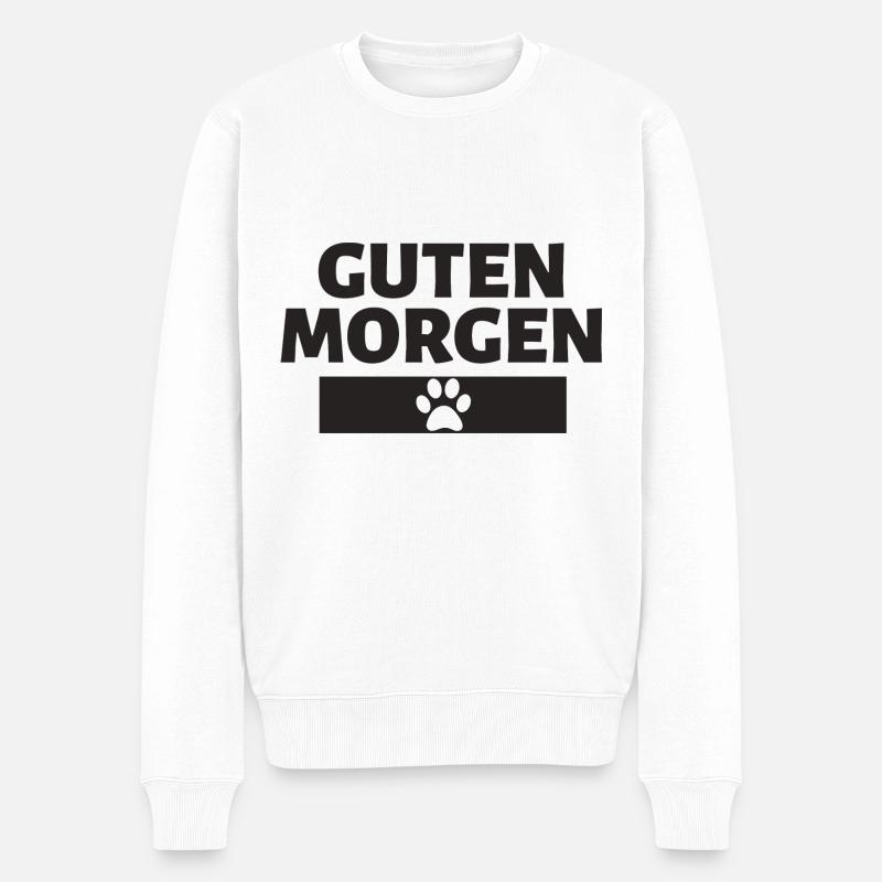 Bonjour Patte de chien - Pull Premium bio Homme - blanc