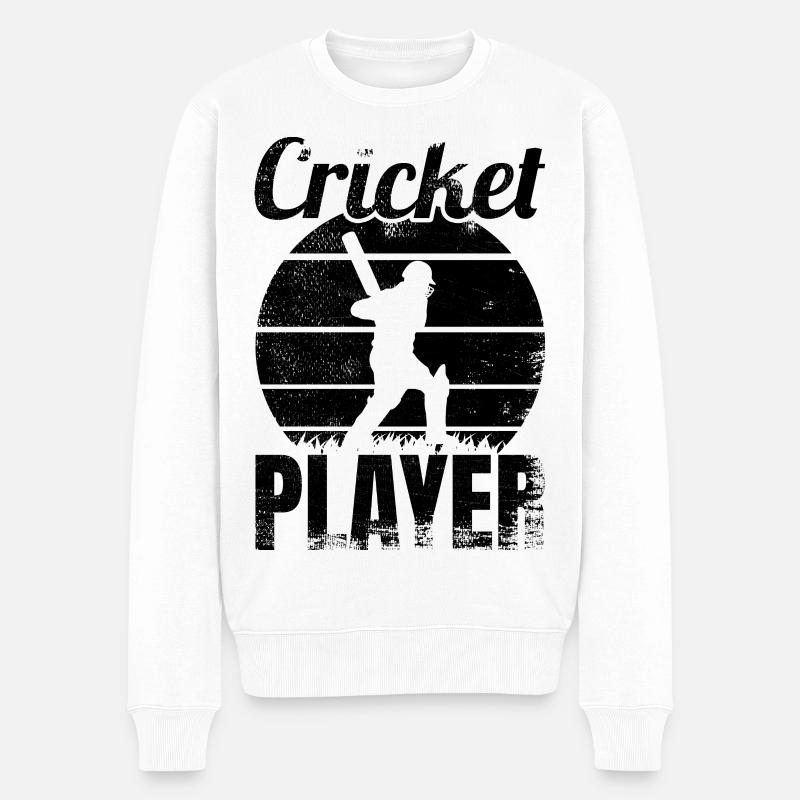 Cricketer - Pull Premium bio Homme - blanc