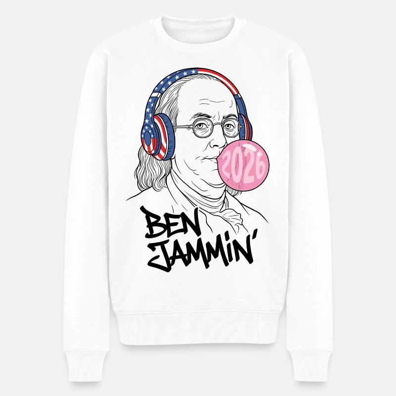 Ben Jammin 2026 - Pull Premium bio Homme - blanc