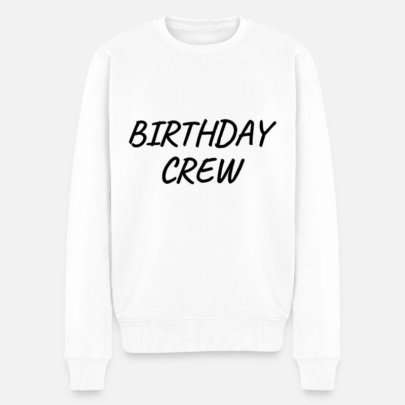 Équipage d’anniversaire - Pull Premium bio Homme - blanc