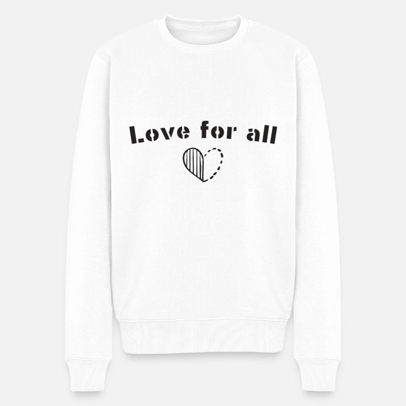 L’amour pour tous - Pull Premium bio Homme - blanc