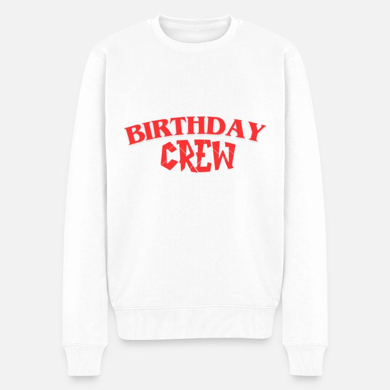 Équipage d’anniversaire - Pull Premium bio Homme - blanc