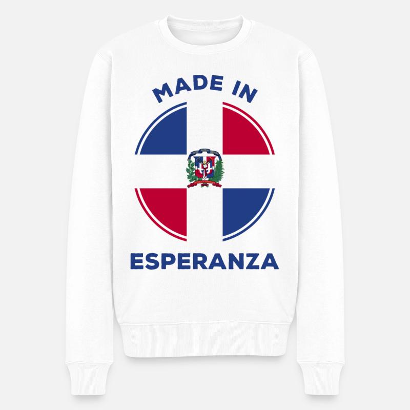 Esperanza - Pull Premium bio Homme - blanc