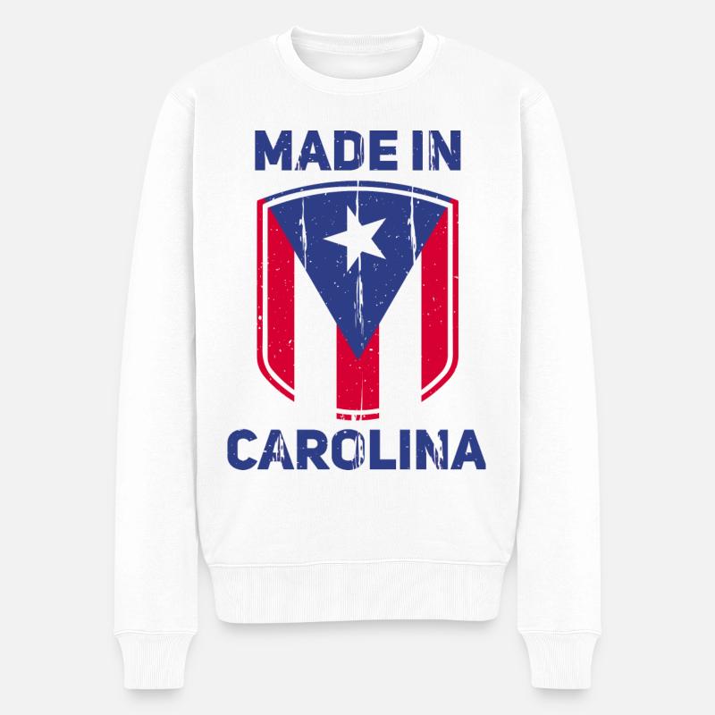 Caroline Porto Rico - Pull Premium bio Homme - blanc