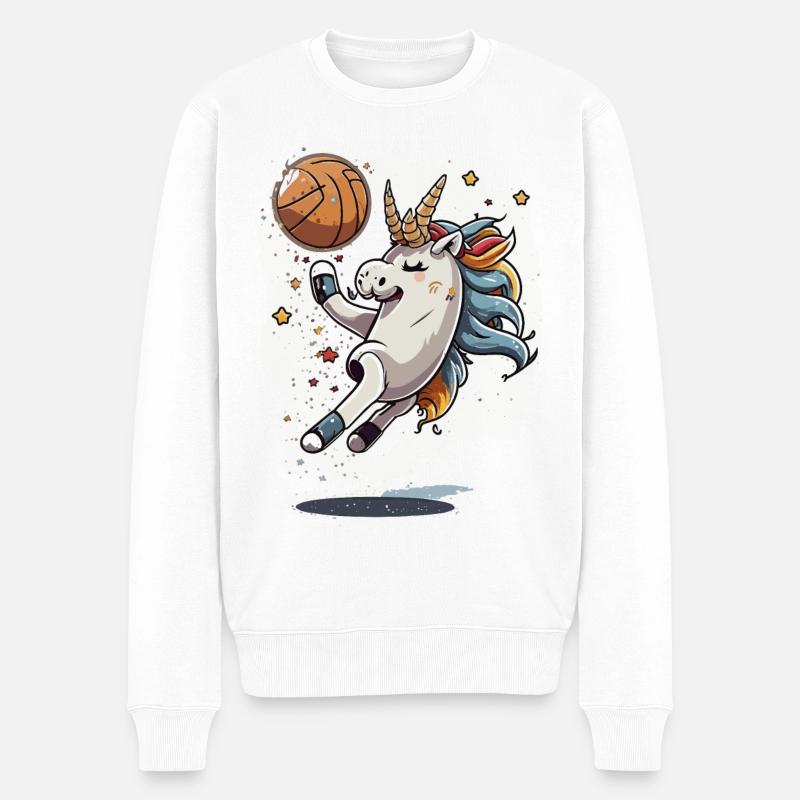 Les cerceaux magiques - Pull Premium bio Homme - blanc