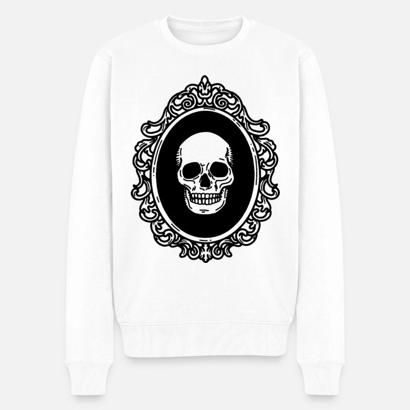 Miroir - Pull Premium bio Homme - blanc