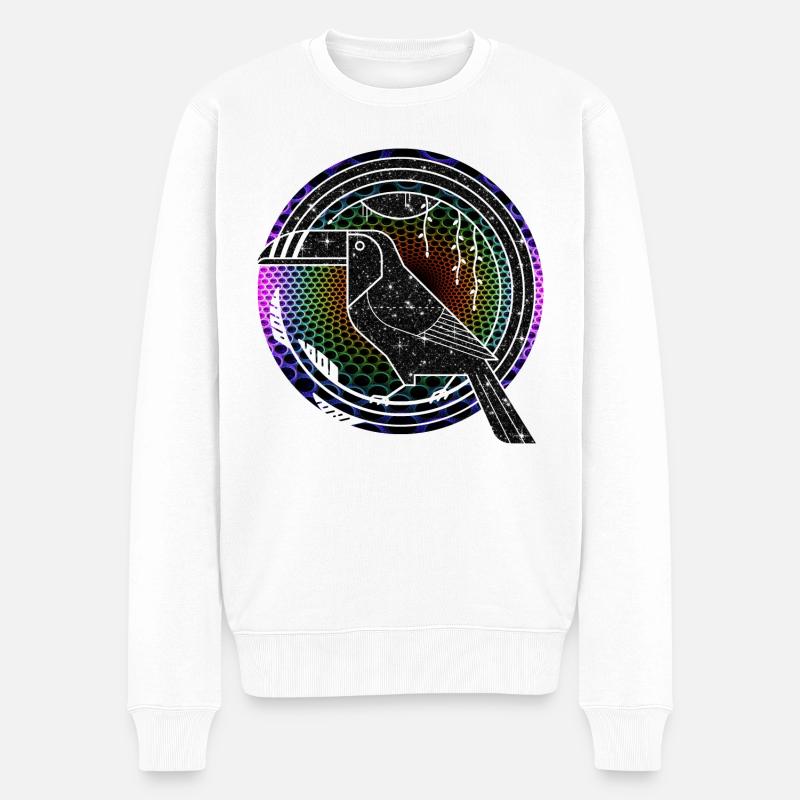 Graphique Toucan - Pull Premium bio Homme - blanc