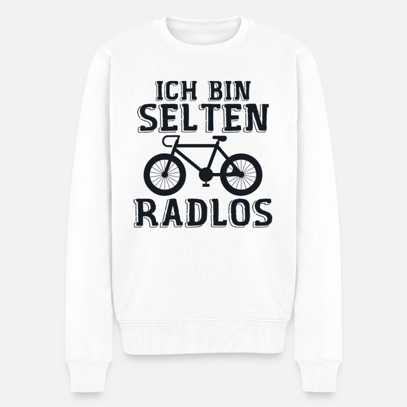 Ich Bin Selten Radlos - Pull Premium bio Homme - blanc