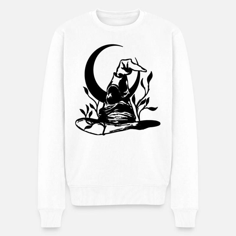 Harceler - Pull Premium bio Homme - blanc