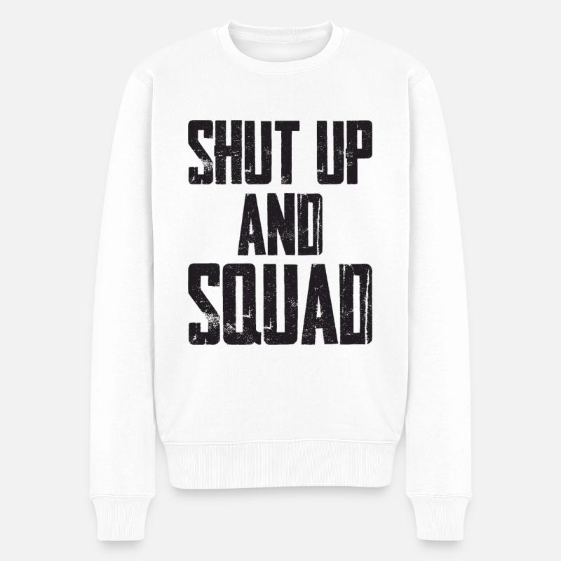 Tais-toi et squad - Pull Premium bio Homme - blanc