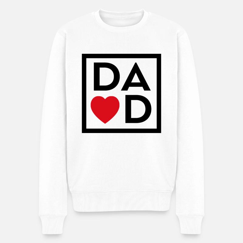 Papa - Pull Premium bio Homme - blanc