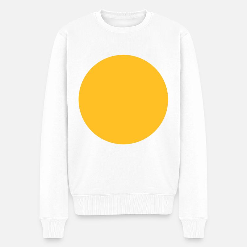 Sphère géométrie - Pull Premium bio Homme - blanc