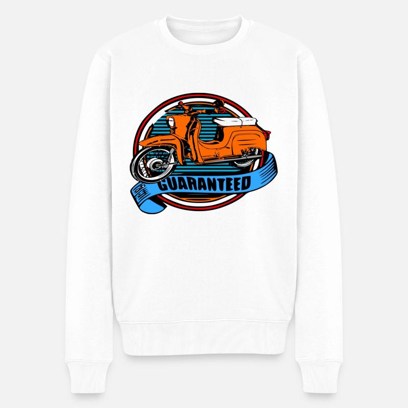 Simson KR 51 Schwalbe Moped - Männer Premium Bio Pullover - Weiß