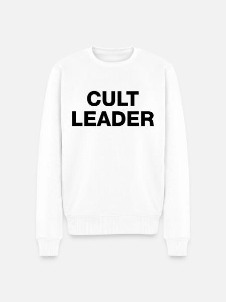 CULT LEADER - Men's Premium Organic Jumper - white