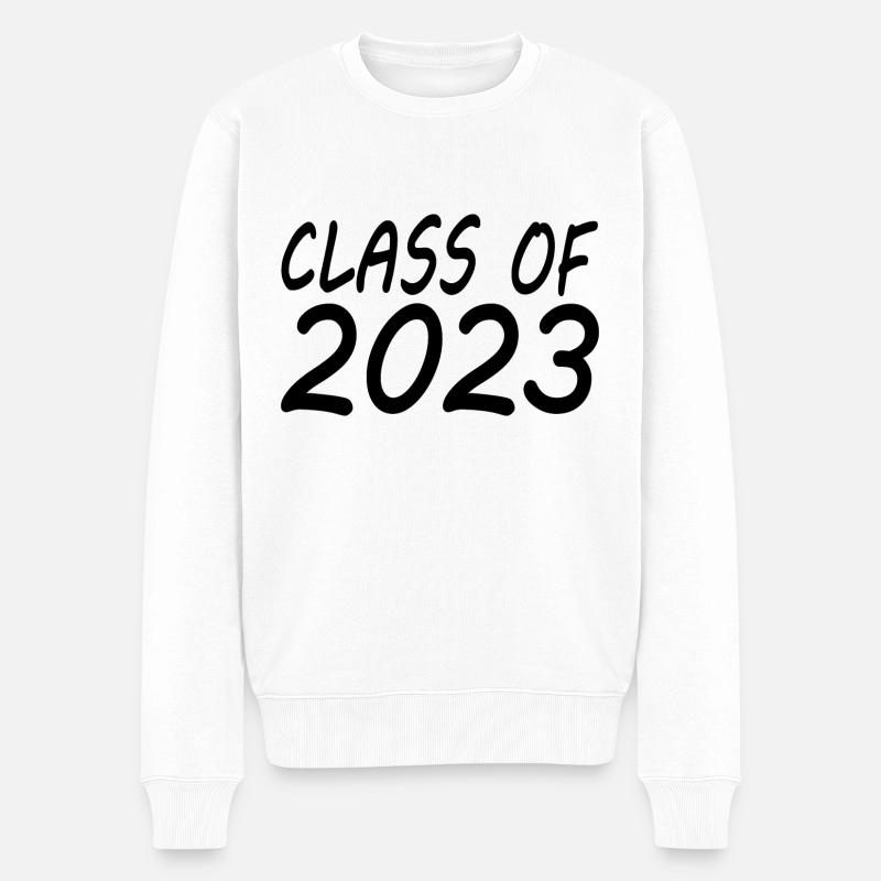 Class of 2023 - Männer Premium Bio Pullover - Weiß