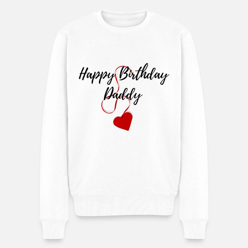 Joyeux anniversaire papa - Pull Premium bio Homme - blanc