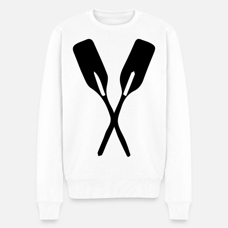 2 pagaies - Pull Premium bio Homme - blanc