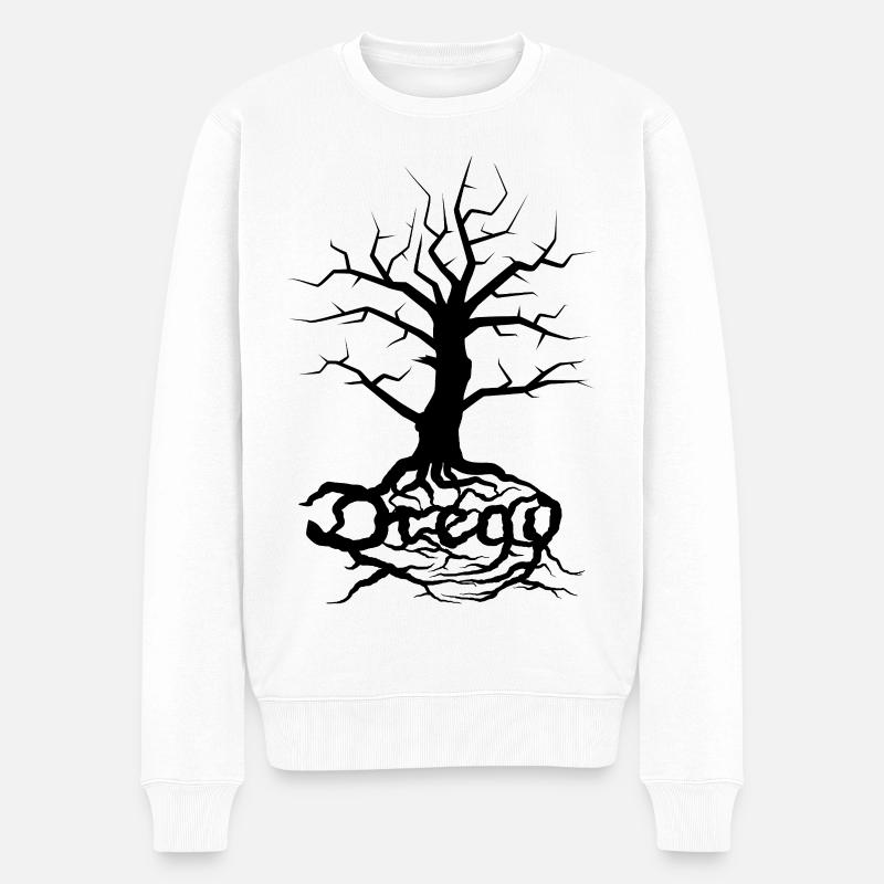 Dread Tree Black - Pull Premium bio Homme - blanc