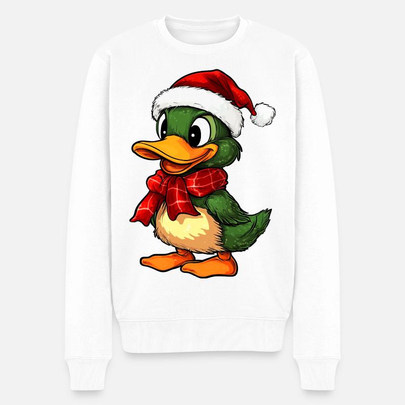 Canards de Noël - Pull Premium bio Homme - blanc
