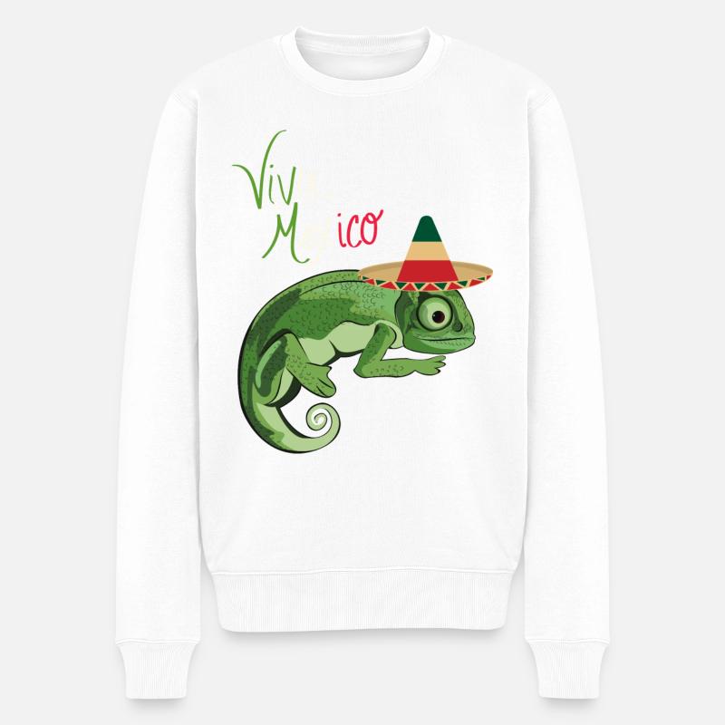 Viva Mexique Sombrero - Pull Premium bio Homme - blanc