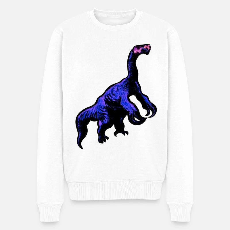 cool Therizinosaurus - Pull Premium bio Homme - blanc