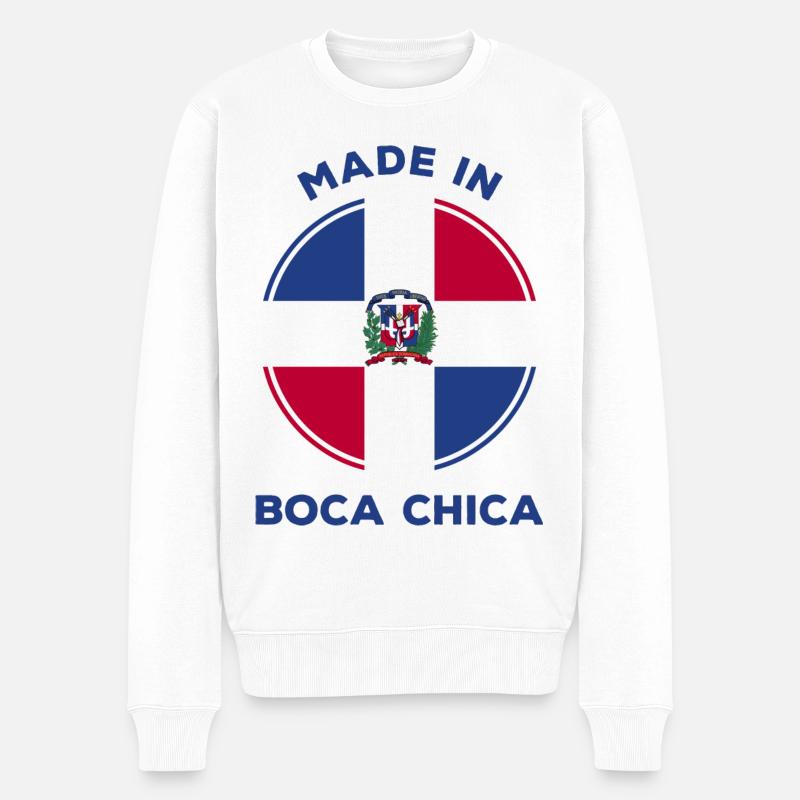Boca Chica - Pull Premium bio Homme - blanc