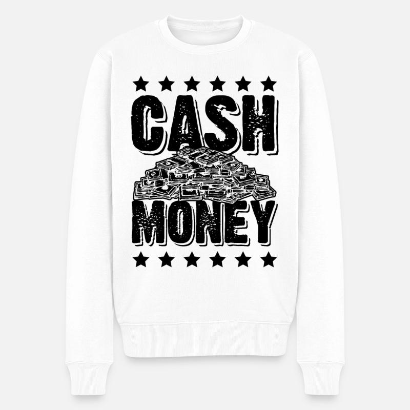 Argent comptant - Pull Premium bio Homme - blanc