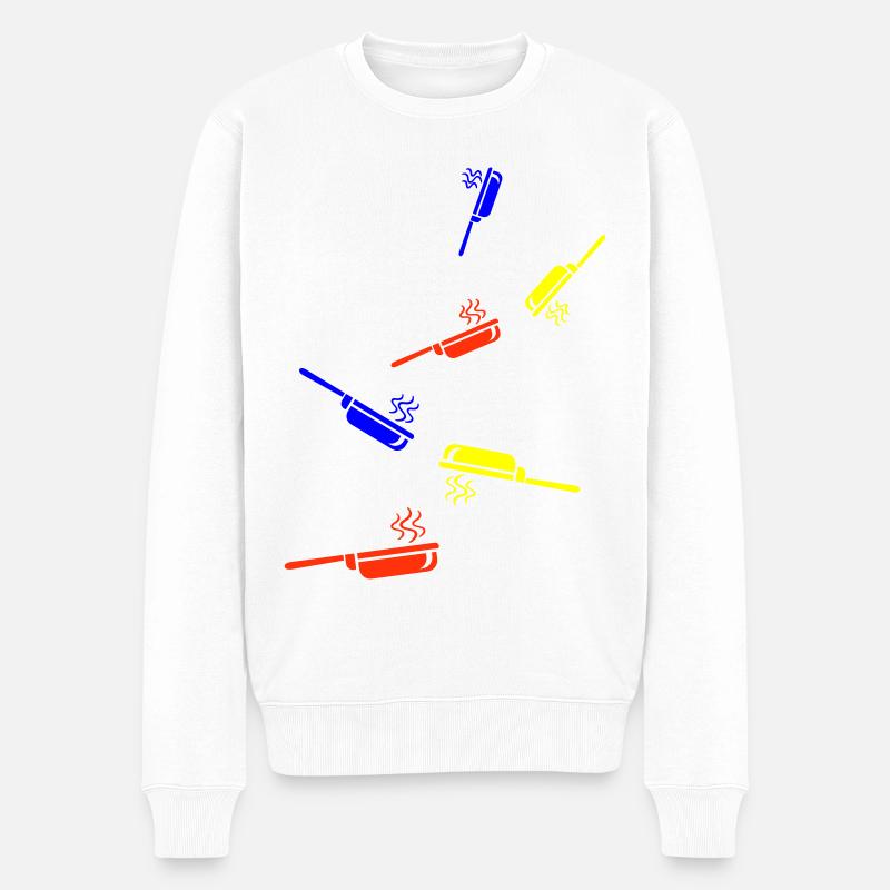 Casserole - Pull Premium bio Homme - blanc