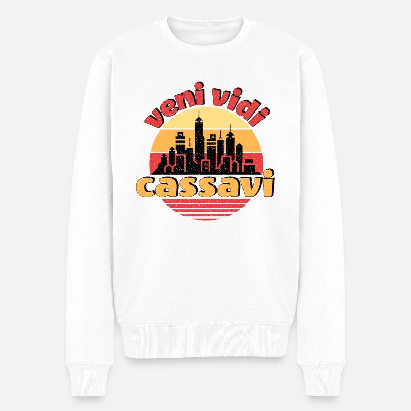 Veni vidi cassavi - Pull Premium bio Homme - blanc