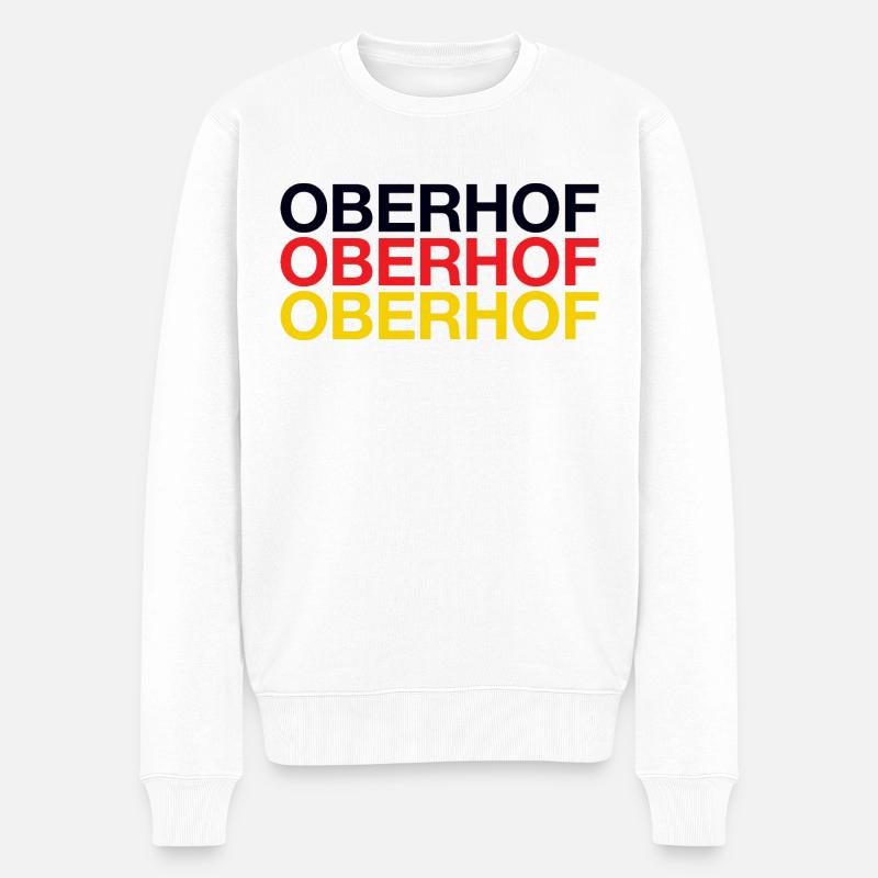 OBERHOF - Männer Premium Bio Pullover - Weiß