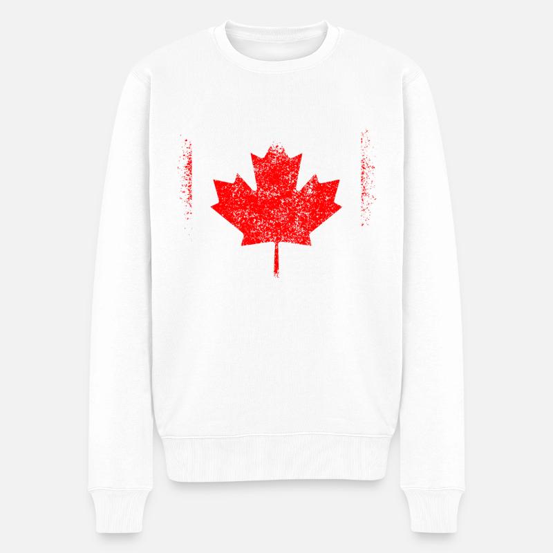 Canada - Pull Premium bio Homme - blanc