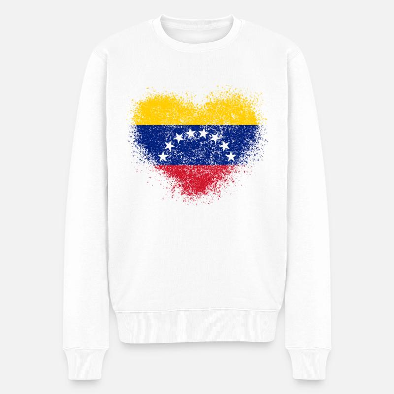 Venezuela - Pull Premium bio Homme - blanc
