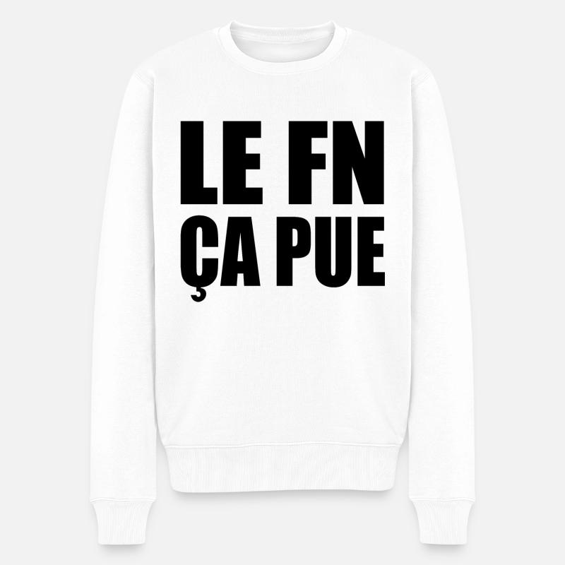 le fn ça pue - Pull Premium bio Homme - blanc