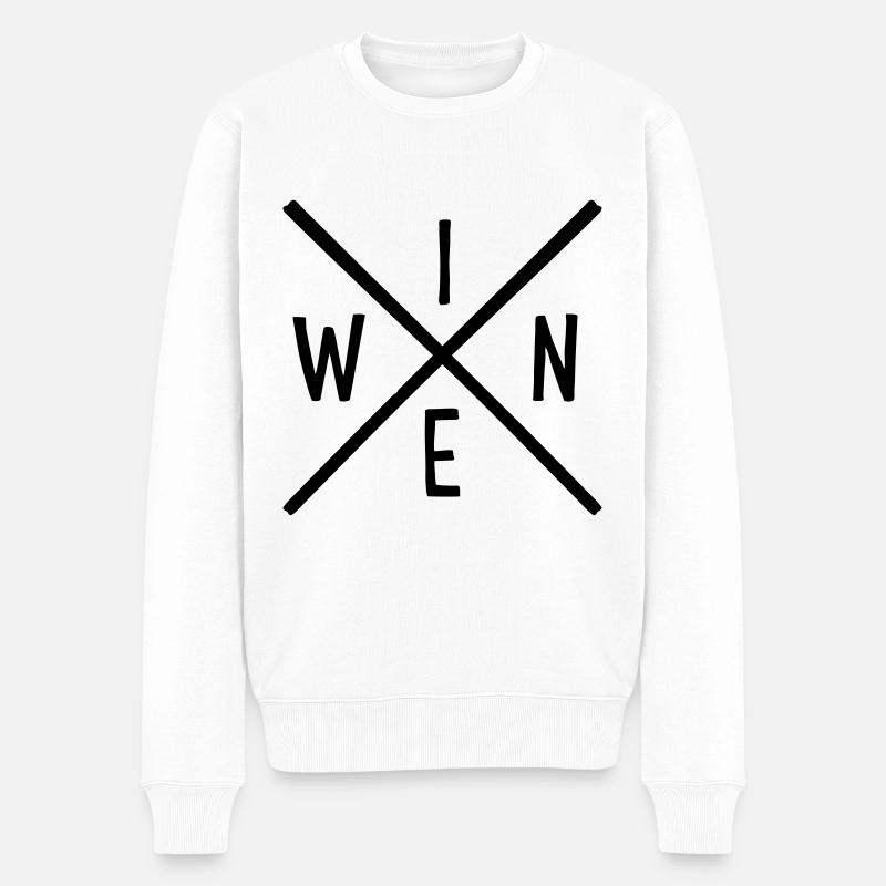 du vin - Pull Premium bio Homme - blanc