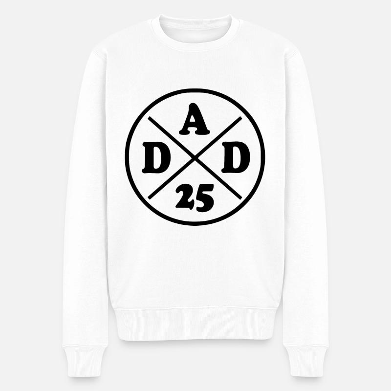 Dad 2025 - dad 25 - Pull Premium bio Homme - blanc