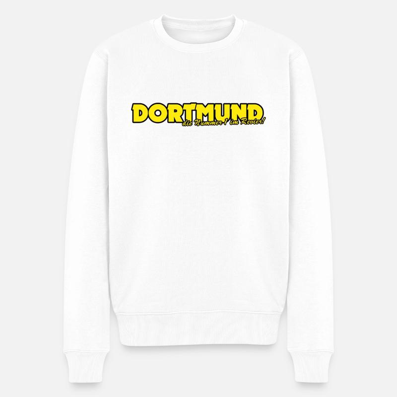 Dortmund - Pull Premium bio Homme - blanc