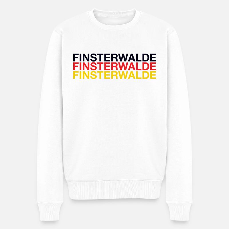 FINSTERWALDE - Pull Premium bio Homme - blanc