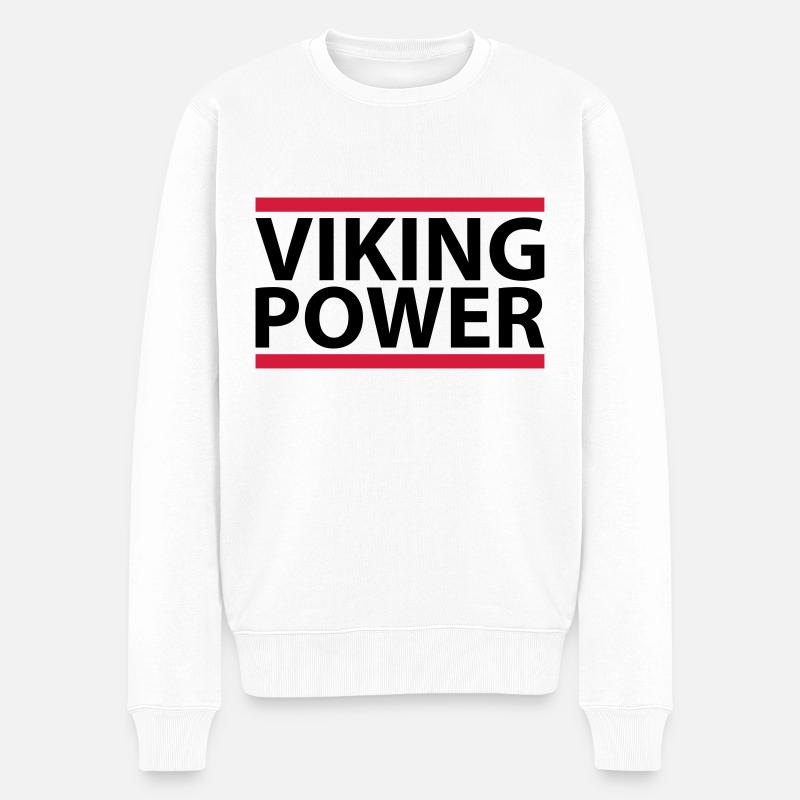 Viking Power - Pull Premium bio Homme - blanc