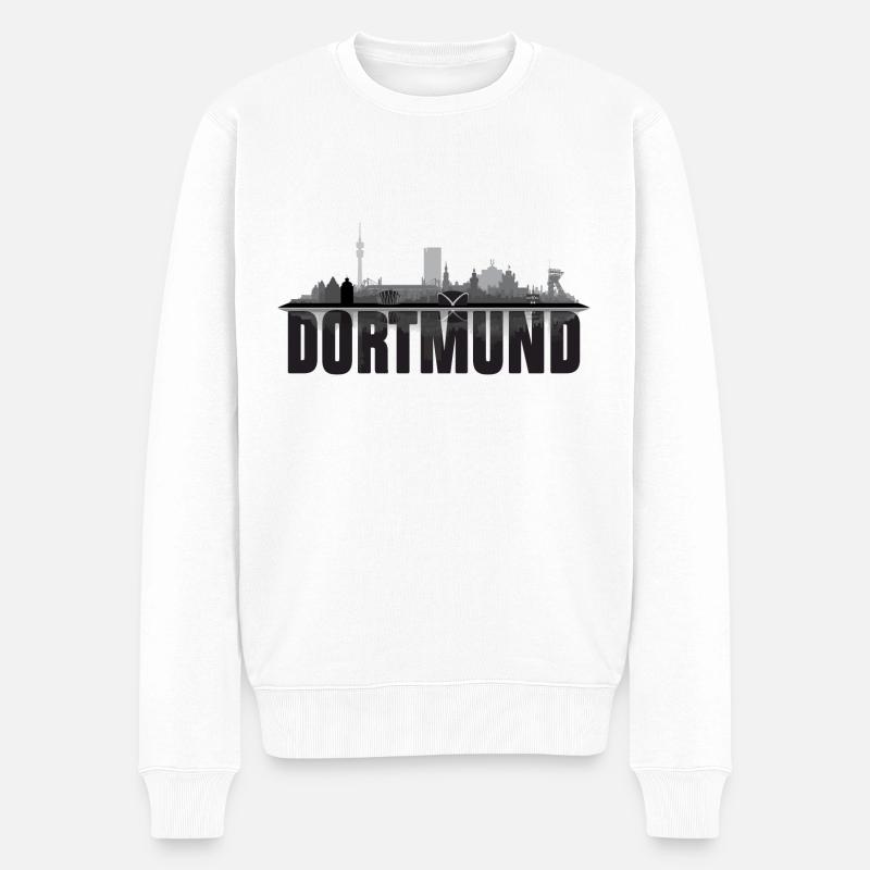Dortmund 02 - Pull Premium bio Homme - blanc