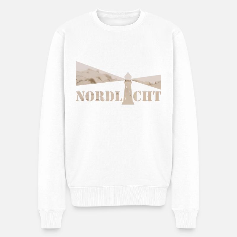 Dune aurore boréale - Pull Premium bio Homme - blanc